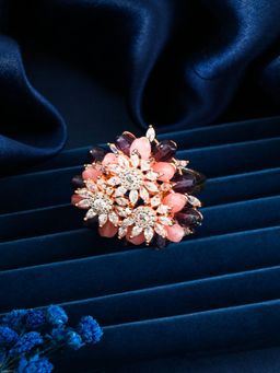 ZEWEL WORKS - Multi-Color Cocktail Ring