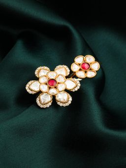 ZEWEL WORKS - Multi-Color Ruby Cocktail Ring