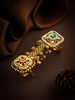 ZEWEL WORKS - Ruby Multi-Color Cocktail Ring