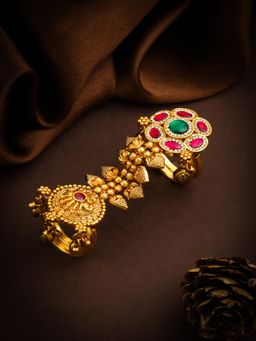 ZEWEL WORKS - Ruby Multi-Color Cocktail Ring