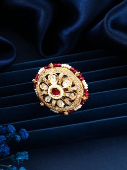 ZEWEL WORKS - Ruby Multi-Color Pearl Ring