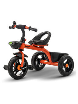 BAYBEE - Orange Tricycle Balanced Baby Trikes with Eva Wheels, Front & Back Storage