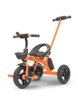 BAYBEE - Orange Tricycle Balanced Baby Trikes with Parent Control