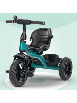 BAYBEE - Green Tricycle Balanced Baby Trikes with Safety Belt, Eva Wheels