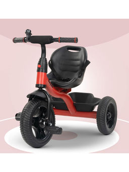 BAYBEE - Red Tricycle Balanced Baby Trikes with Safety Belt, Eva Wheels