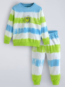 Hopscotch - Multi-Color Tie And Dye Joggers Set