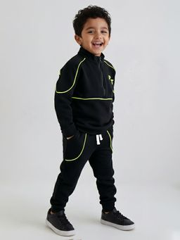 Hopscotch - Black Typography Joggers Set