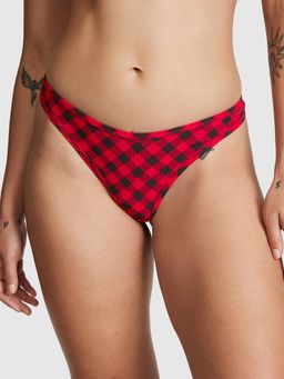 Victoria's Secret - PINK Cotton Thong Panty - Red