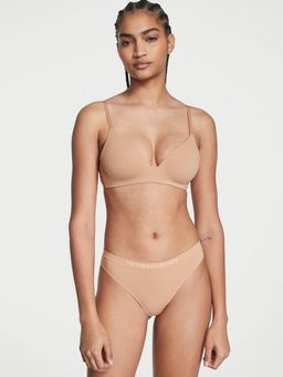 Victoria's Secret - Beige Seamless Thong Panty