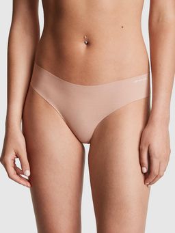Victoria's Secret - PINK No-Show Thong Panty - Beige (XL)