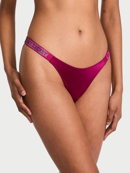 Victoria's Secret - Pink Very Sexy Sunset Ombre Shine Strap Thong Panty