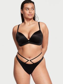 Victoria's Secret - Black Very Sexy So Obsessed Strappy Thong Panty
