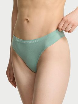 Victoria's Secret - Green Seamless Thong Panty