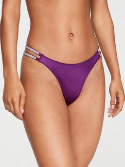 Victoria's Secret - Purple Very Sexy Double Shine Strap Smooth Thong Panty