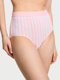 Victoria's Secret - Multi-Color Cotton Logo Cotton Modern Brief Panty