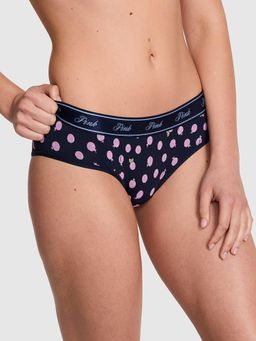 Victoria's Secret - PINK Logo Cotton Hip Hugger Panty - Navy Blue