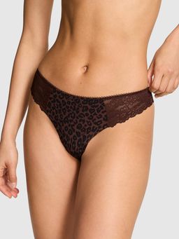 Victoria's Secret - PINK No-Show Thong Panty - Brown