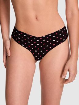 Victoria's Secret - PINK No-Show Thong Panty - Black