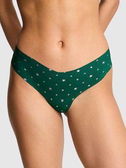 Victoria's Secret - PINK No-Show Thong Panty - Green