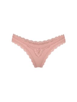 Victoria's Secret - Pink Dream Angels Lace-Trim Brazilian Panty