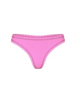 Victoria's Secret - Pink The Lacie Cotton Lace-Waist Thong