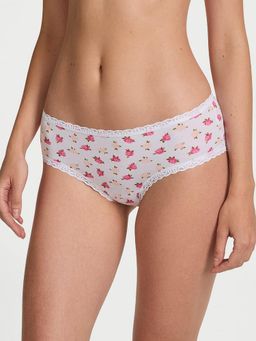 Victoria's Secret - Multi-Color The Lacie Cotton Lace-Waist Cheeky Panty