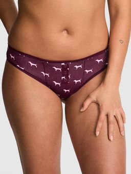 Victoria's Secret - PINK Cotton Cheeky Panty - Wine