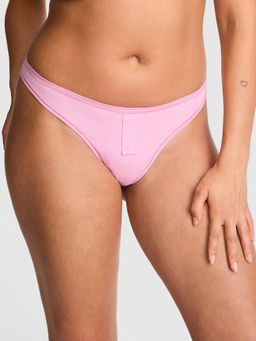 Victoria's Secret - PINK Cotton High-Leg Thong Panty - Pink