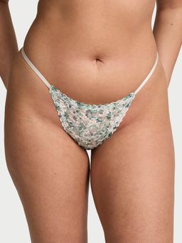 Victoria's Secret - Multi-Color The Lacie Blossom Lace String Thong Panty