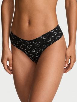 Victoria's Secret - Black No-Show Thong Panty