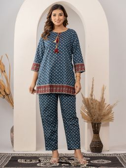VEDANA - Dreamin Breezy Cotton Tassel Co-Ord Set