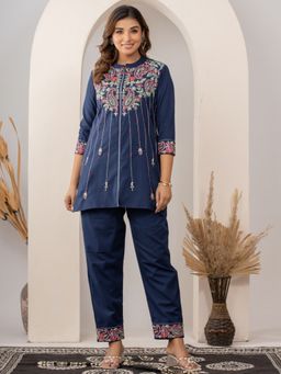 VEDANA - Midnight Bloom Co-Ord Set