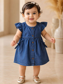 My Milestones - Bella Dress with Front Open Buttons