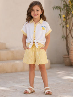 My Milestones - Cotton Amalfi Lemone Club Co-Ord Set - Yellow