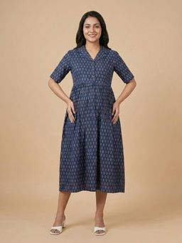 The Mom Store - Off-Duty Navy Maternity and Nursing Dress