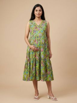 The Mom Store - Pastel Pure Maternity and Nursing Dress