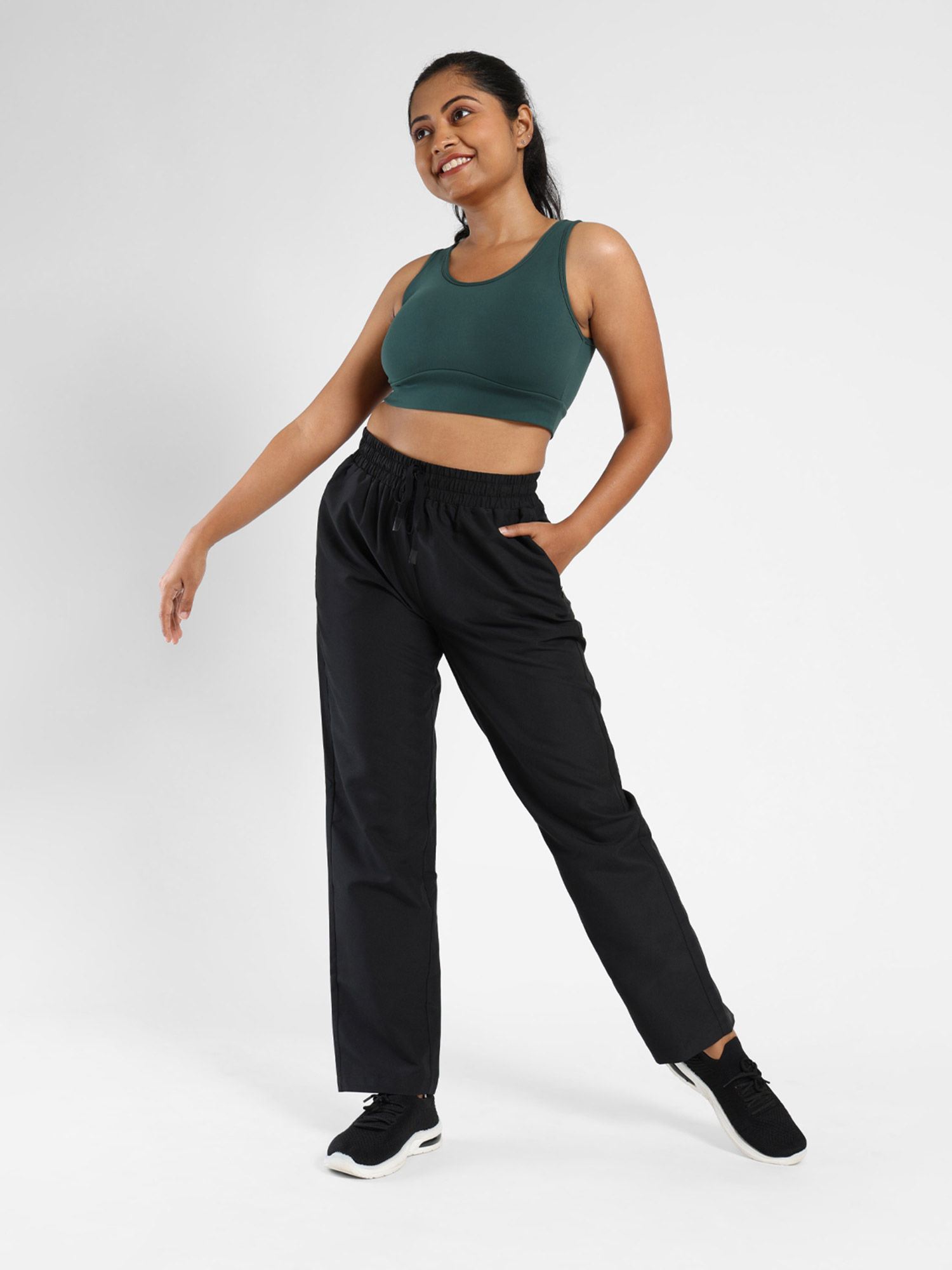 Buy Blissclub Women Black All Terrain Pants with Water-repellent