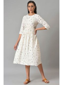 W - White Floral Dress
