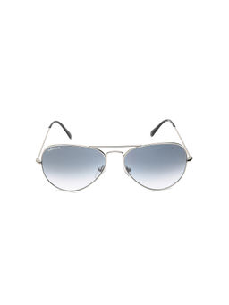 Fastrack - Silver Aviator Sunglasses (M165BK36GV)