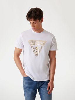 Guess - White Printed Regular T-Shirt