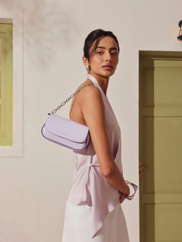 MIRAGGIO - Ernie Purple Handbag