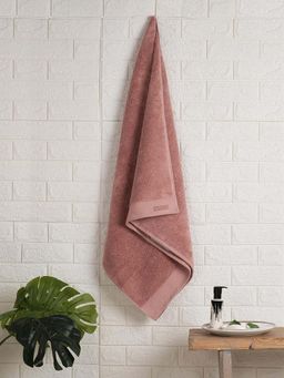 SPACES - Pink Eminence Egyptian Cotton 670 Gsm Dobby Weave Plan Bath Towel