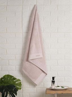 SPACES - Pink Eminence Egyptian Cotton 670 Gsm Dobby Weave Plan Bath Towel