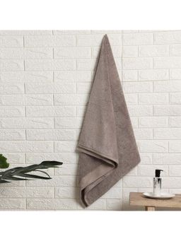 SPACES - Brown Eminence Egyptian Cotton 670 Gsm Dobby Weave Plan Bath Towel