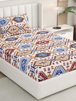RIVERMOOR - Multi-Color Ultrasoft Microfiber Single Bedsheet with 1 Pillow Cover (Single)