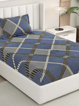 RIVERMOOR - Multi-Color Ultrasoft Microfiber Single Bedsheet with 1 Pillow Cover (Single)