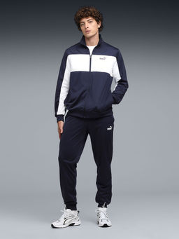Puma - Poly Colorblock Men Navy Blue Tracksuit (Set of 2)