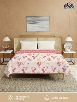 Urban Space - Whisper Peach Cotton Malmal Bed Ac Dohar (Double)