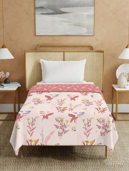 Urban Space - Whisper Peach Cotton Malmal Bed Ac Dohar (Single)