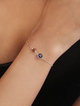 Zavya - Protective Charm Silver Plated 925 Sterling Silver Bracelet